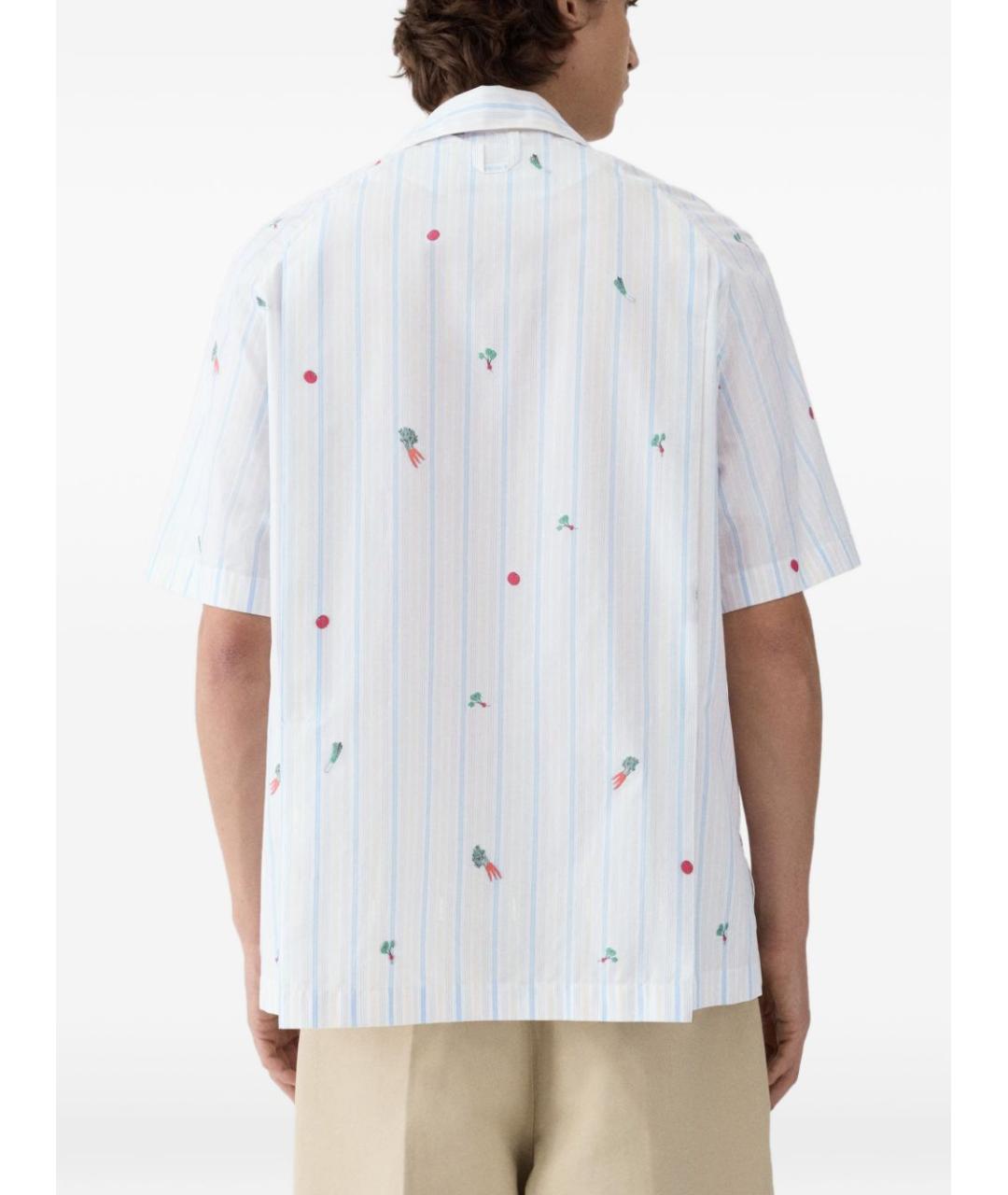 JACQUEMUS Белая хлопковая кэжуал рубашка, фото 2