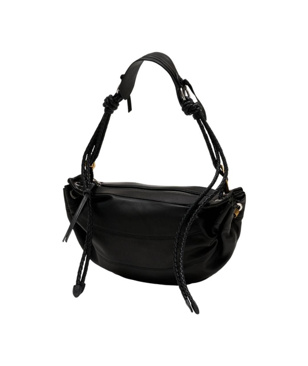 ISABEL MARANT Черная кожаная сумка через плечо, фото 2