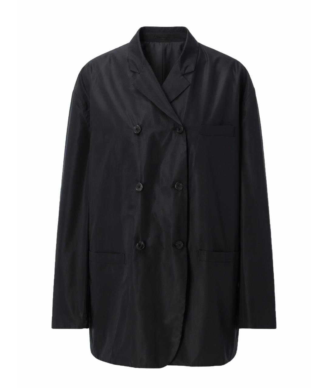 PRADA Черная полиэстеровая куртка, фото 1