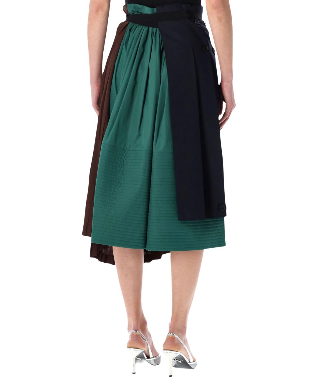 PRADA Мульти шерстяная юбка миди, фото 2