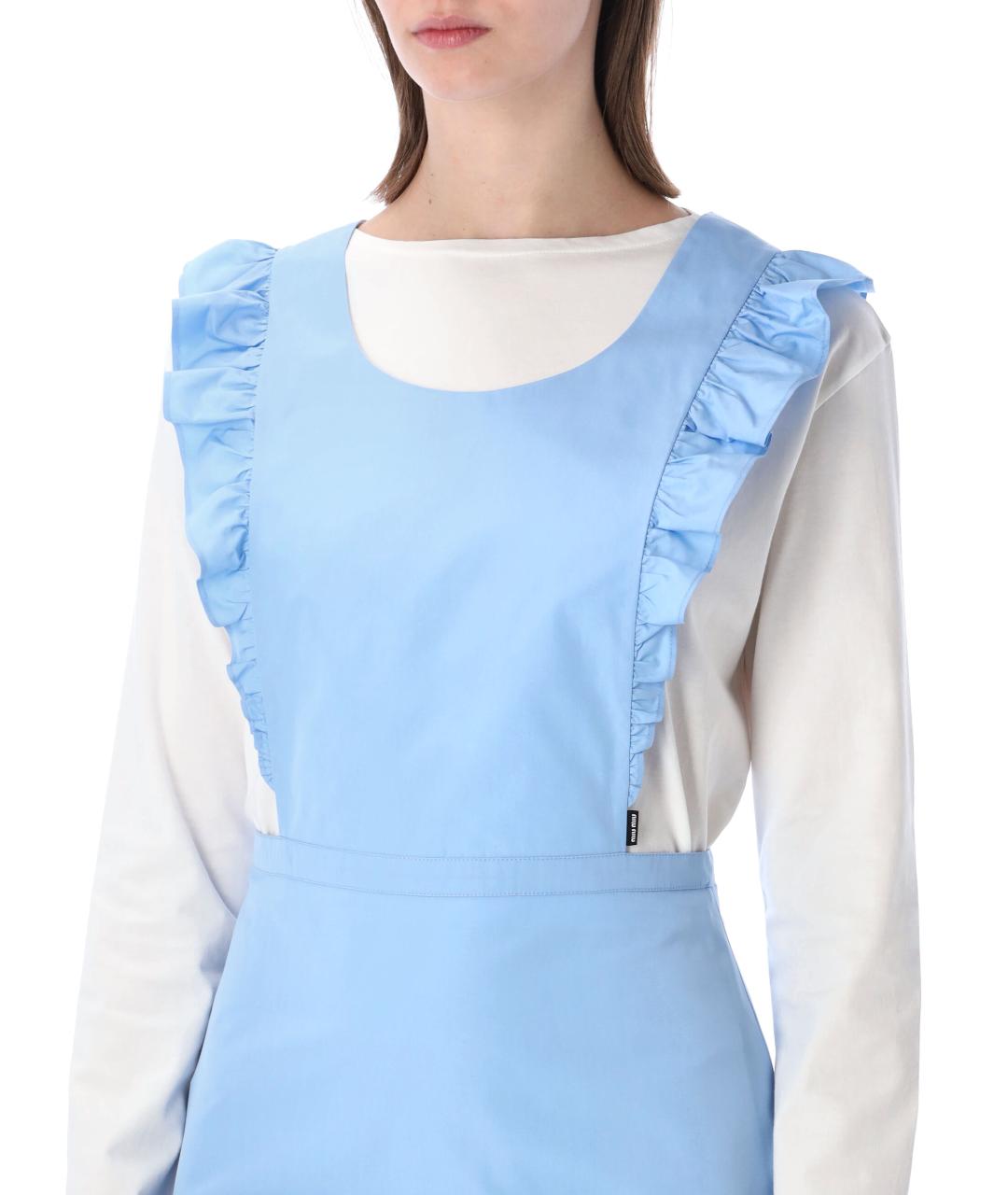 MIU MIU Хлопковое повседневное платье, фото 3