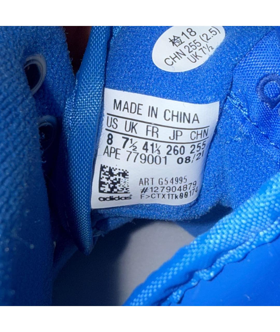 ADIDAS Синие высокие кроссовки / кеды, фото 6