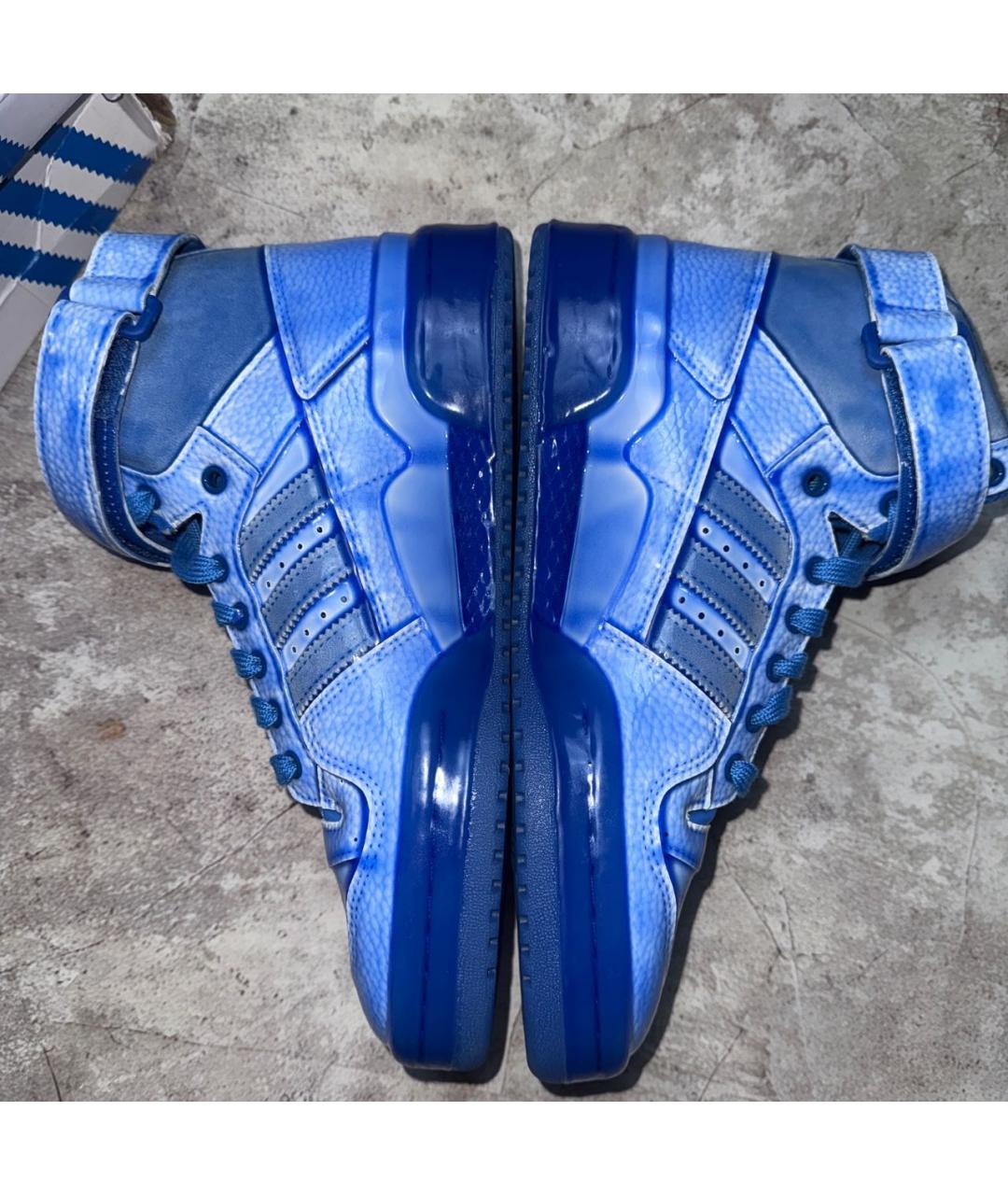 ADIDAS Синие высокие кроссовки / кеды, фото 3