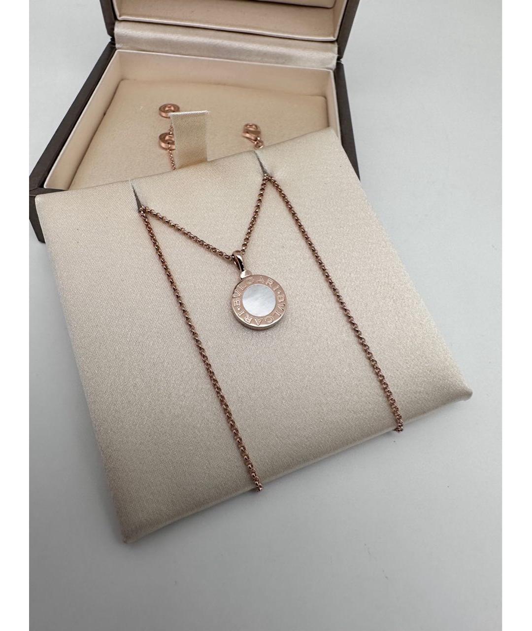 BVLGARI Золотое колье из розового золота, фото 7