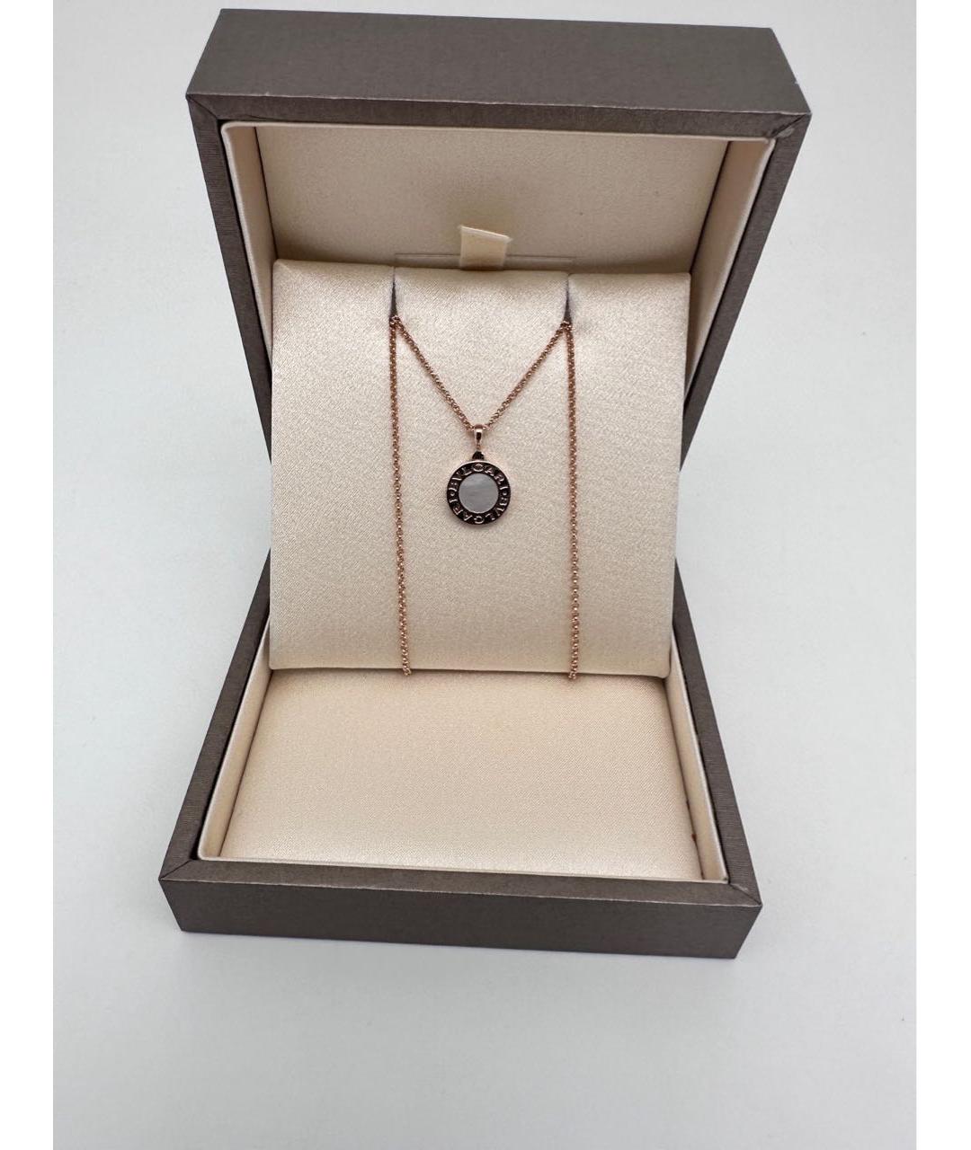 BVLGARI Золотое колье из розового золота, фото 2