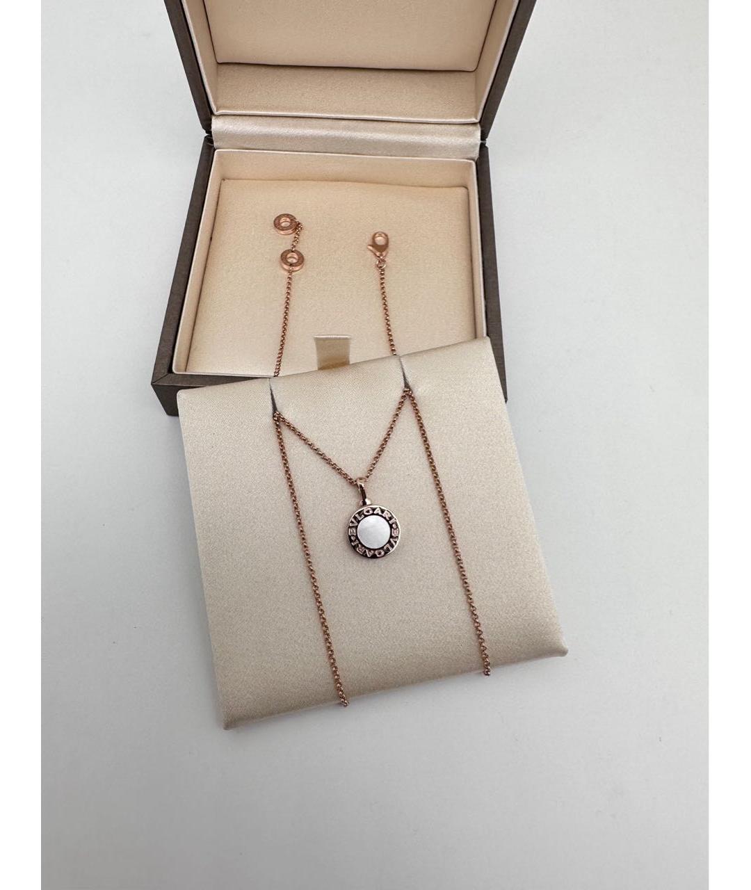 BVLGARI Золотое колье из розового золота, фото 5