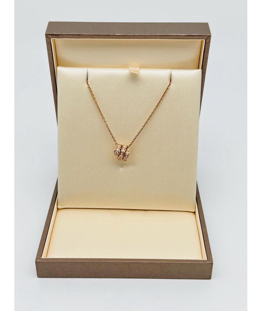 BVLGARI Золотое колье из розового золота, фото 2