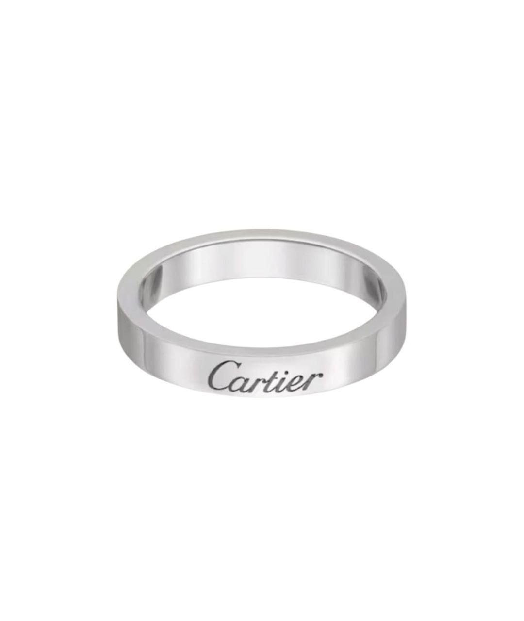 CARTIER Белое платиновое кольцо, фото 4