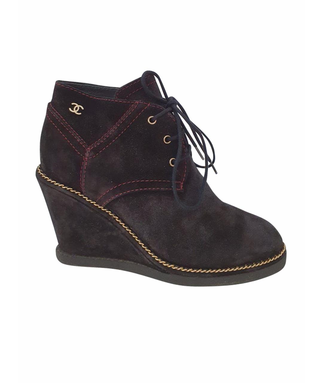CHANEL Замшевые ботильоны, фото 1