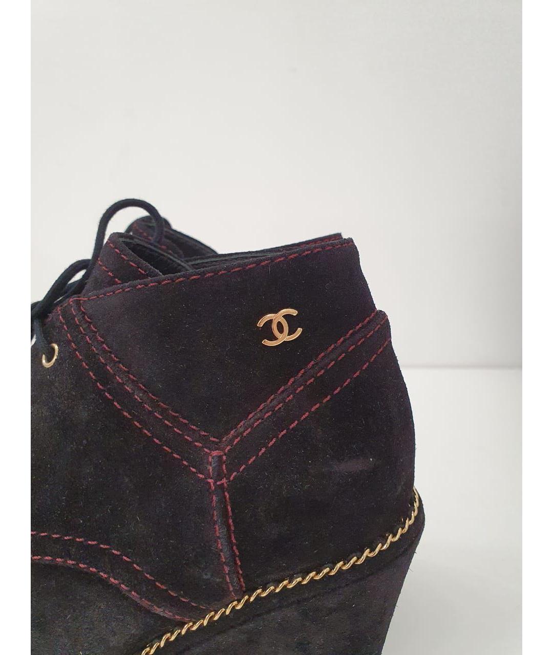 CHANEL Замшевые ботильоны, фото 8