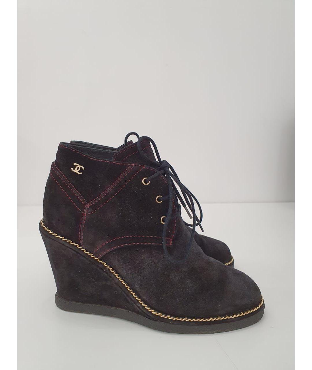 CHANEL Замшевые ботильоны, фото 9