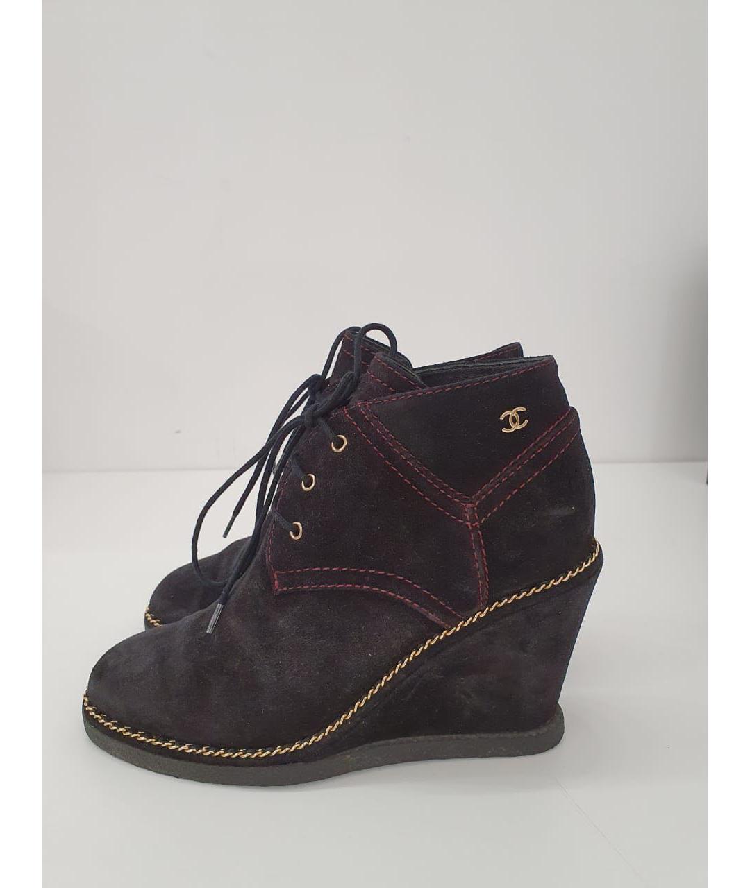 CHANEL Замшевые ботильоны, фото 3