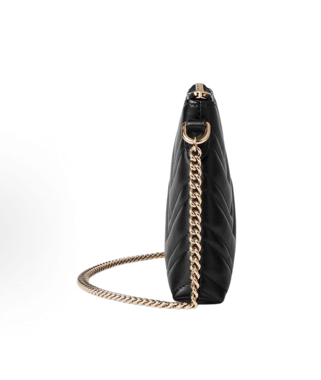 GUCCI Черная кожаная сумка через плечо, фото 3