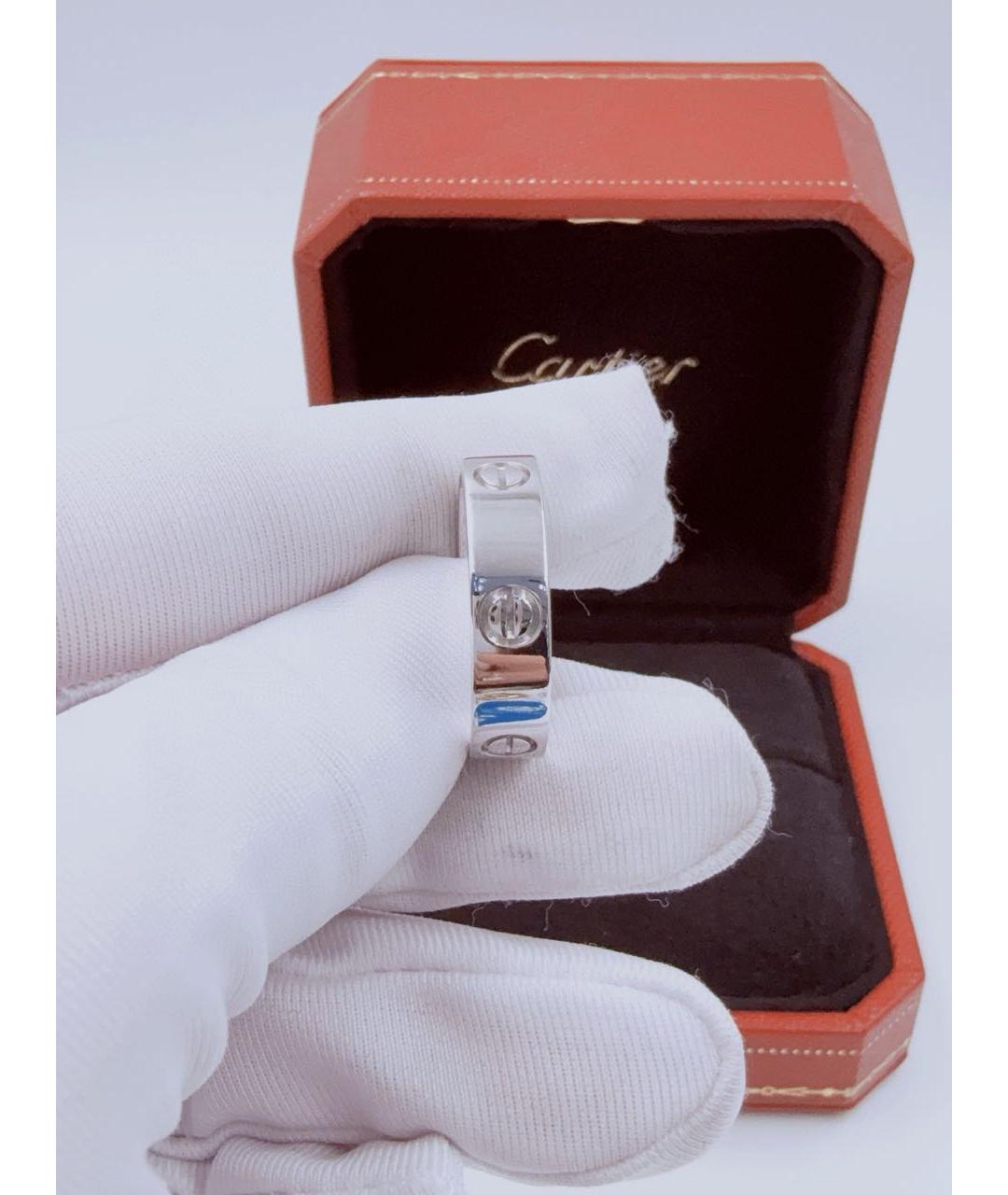 CARTIER Серебряное кольцо из белого золота, фото 2