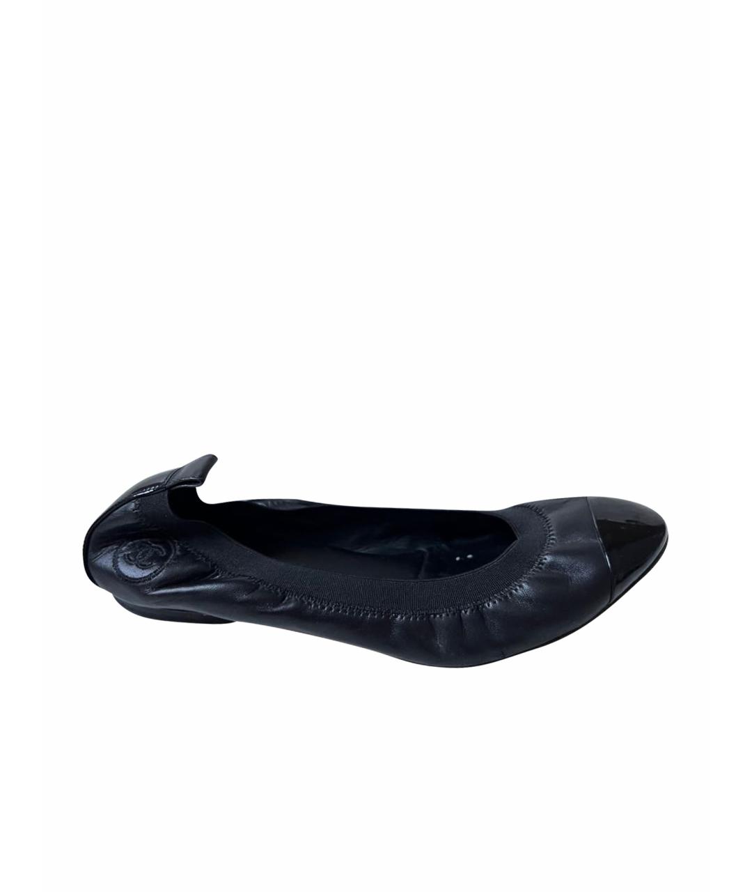 CHANEL Черные балетки, фото 1