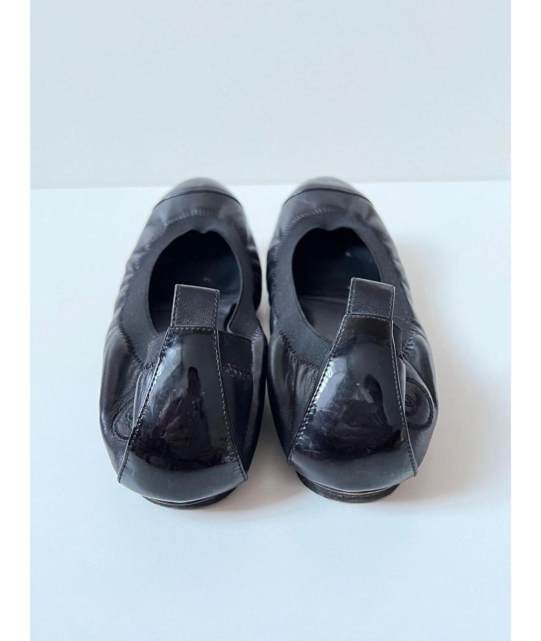 CHANEL Черные балетки, фото 4