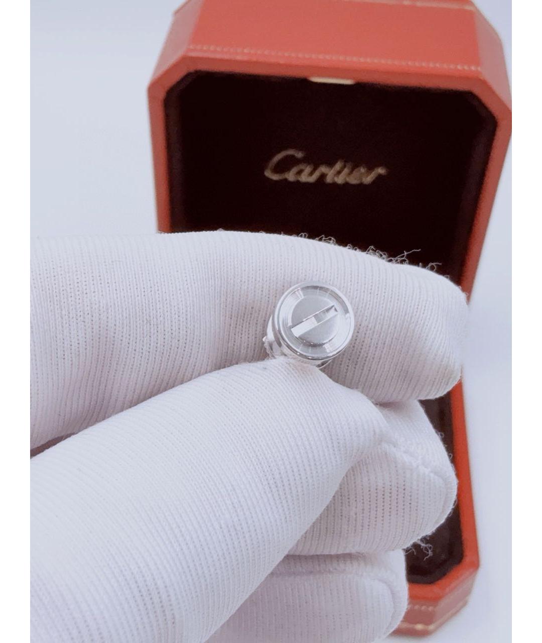 CARTIER Серебряные серьги из белого золота, фото 4