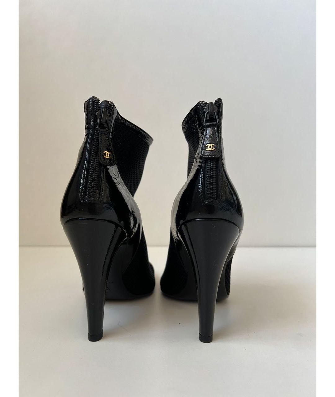 CHANEL Черные ботильоны, фото 4