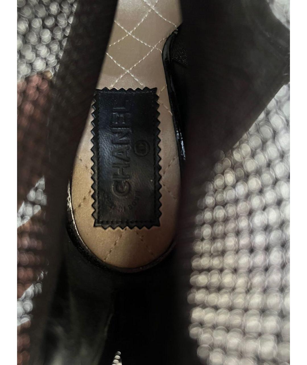 CHANEL Черные ботильоны, фото 3