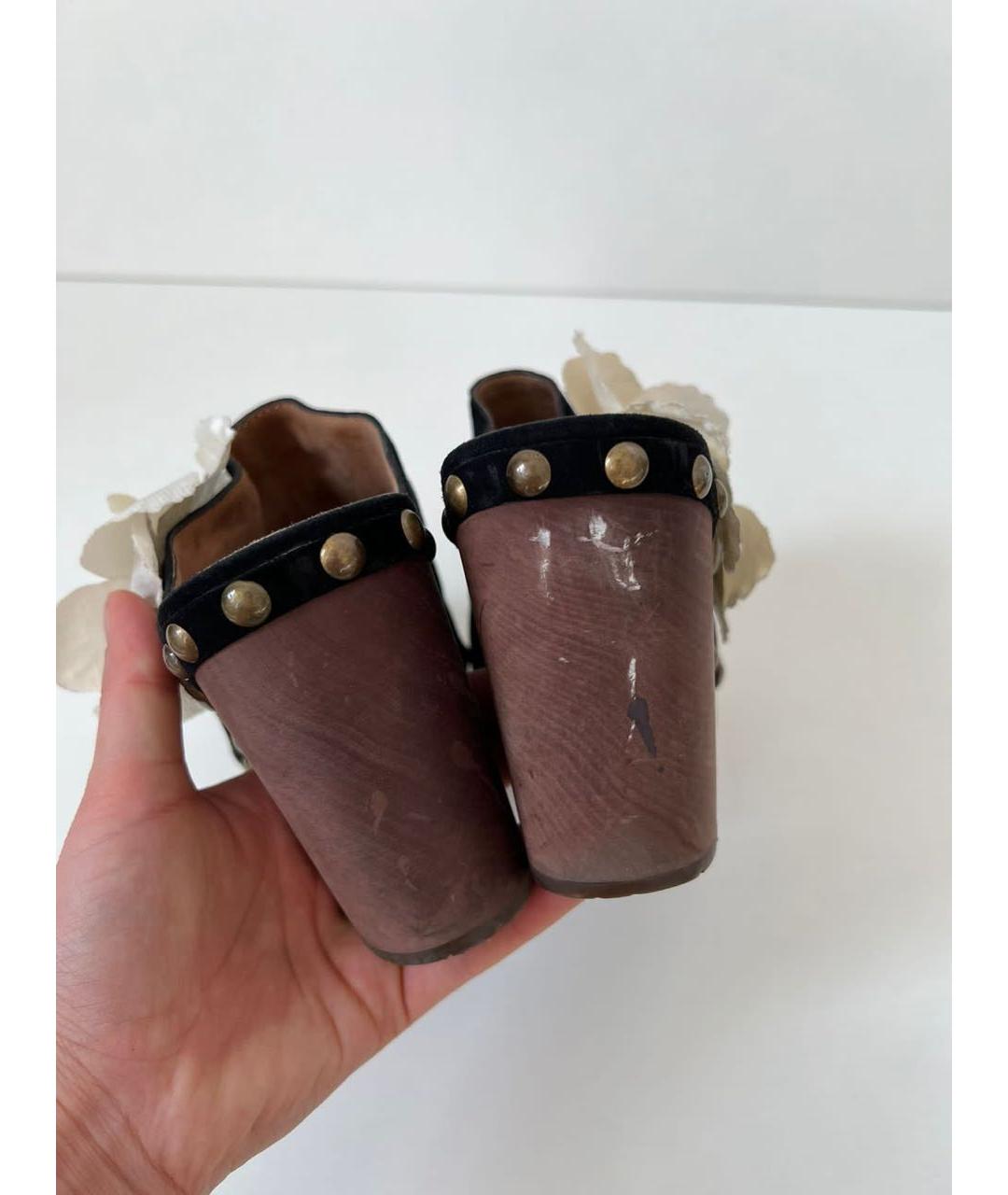 CHANEL Черные мюли, фото 7