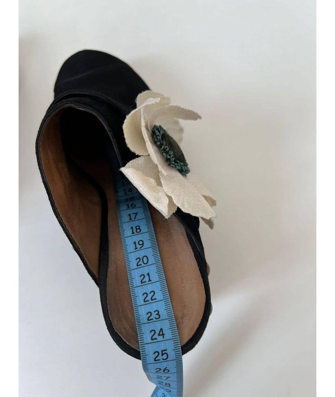 CHANEL Черные мюли, фото 6