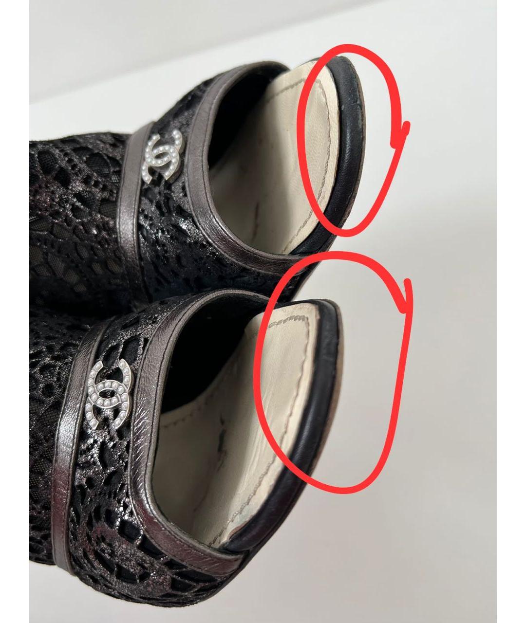 CHANEL Черные ботильоны, фото 6