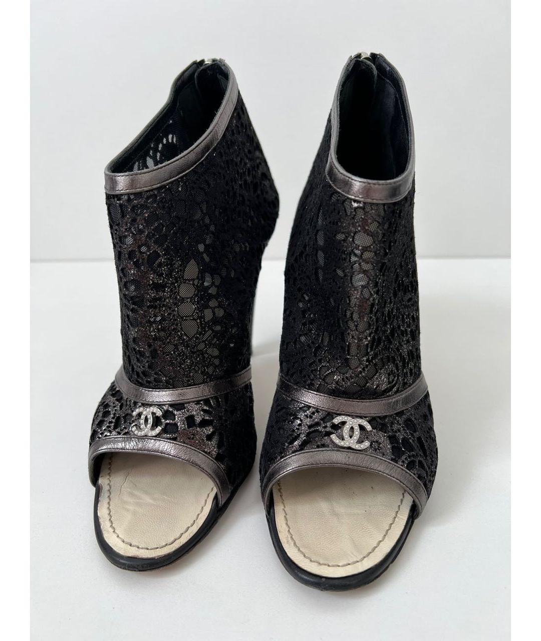 CHANEL Черные ботильоны, фото 2