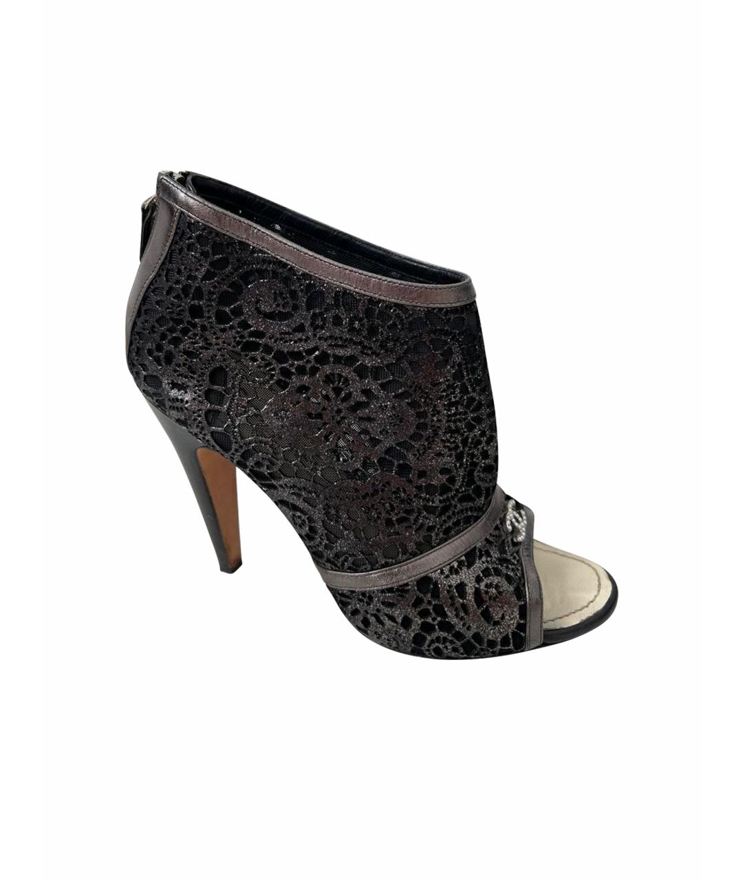 CHANEL Черные ботильоны, фото 1