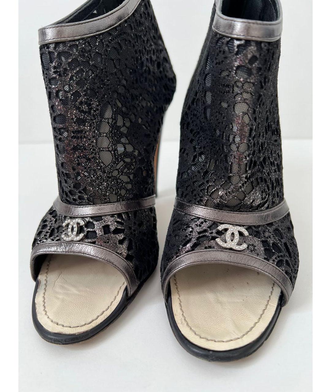 CHANEL Черные ботильоны, фото 3