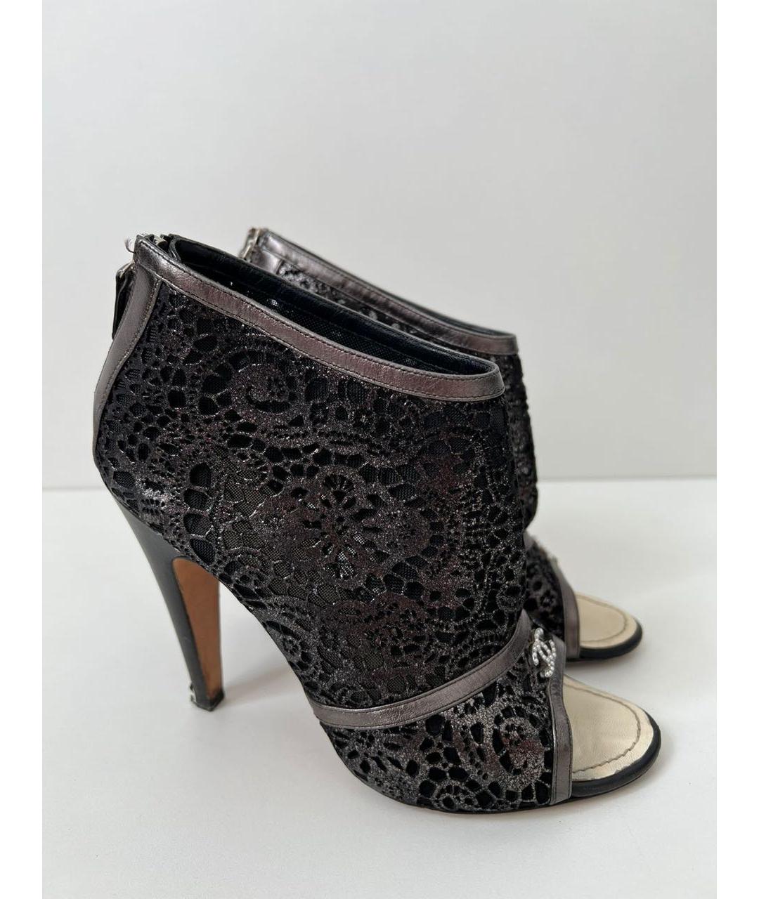 CHANEL Черные ботильоны, фото 9