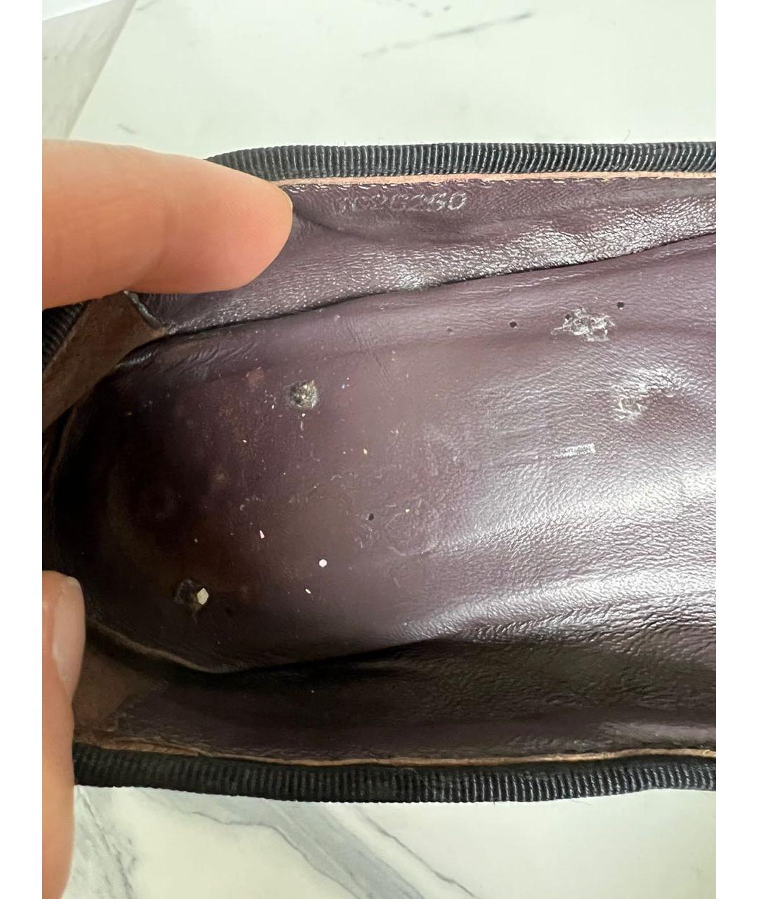 CHANEL Черные кожаные балетки, фото 5