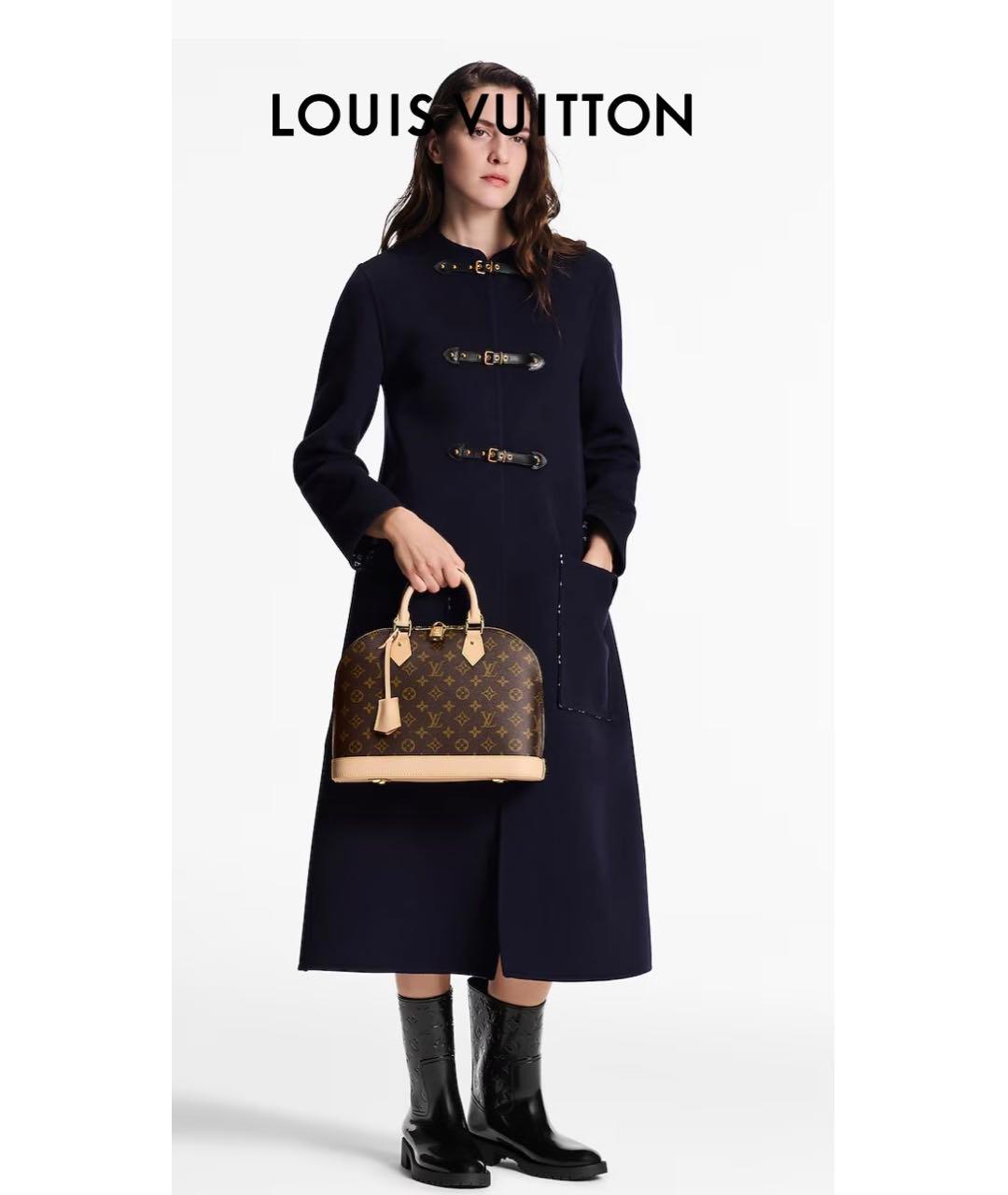 LOUIS VUITTON Коричневая сумка с короткими ручками, фото 3