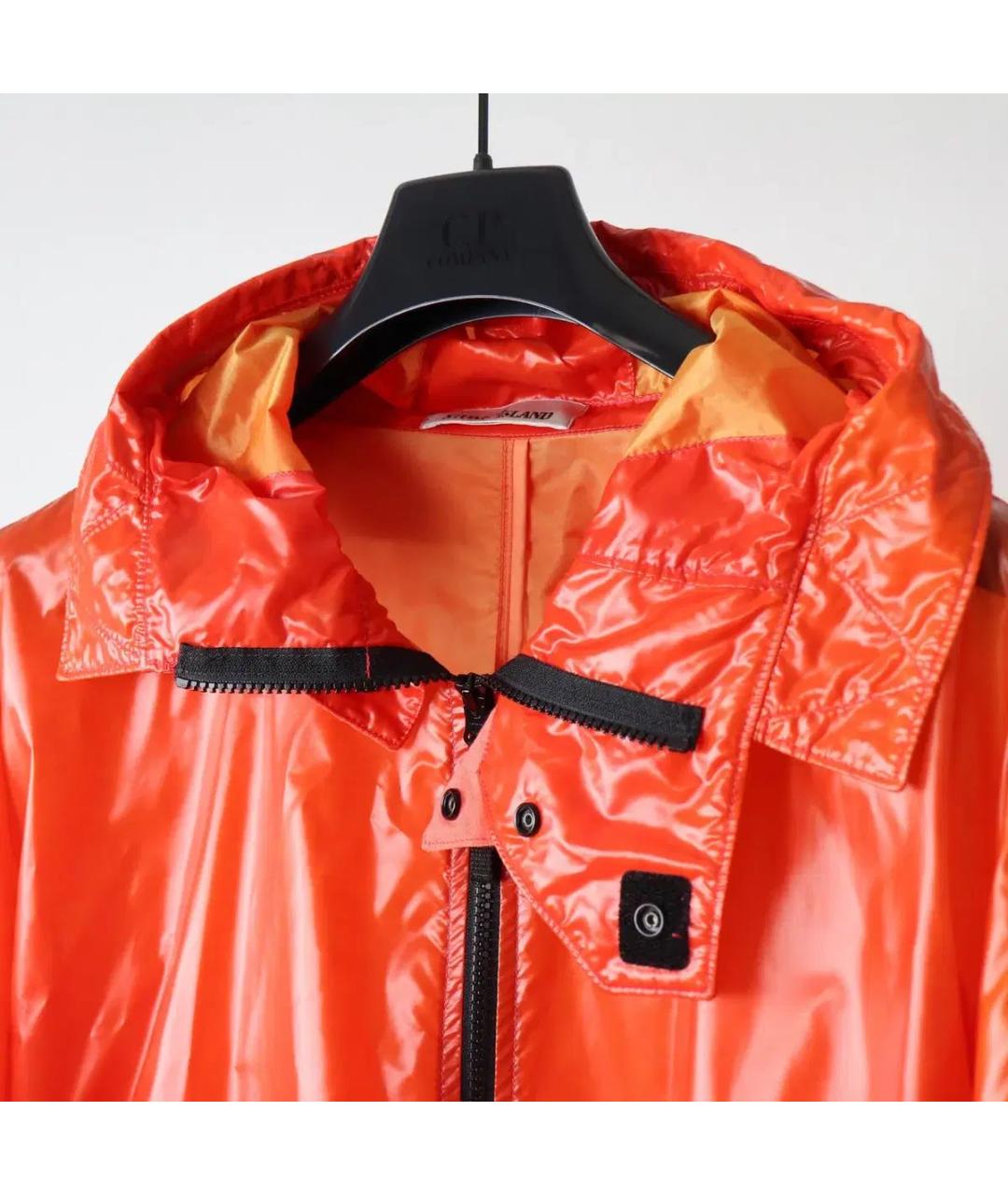 STONE ISLAND Оранжевая полиуретановая куртка, фото 4