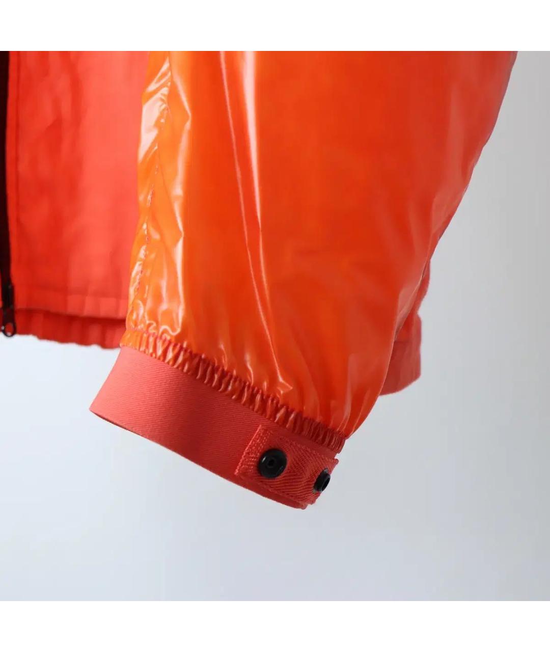 STONE ISLAND Оранжевая полиуретановая куртка, фото 6