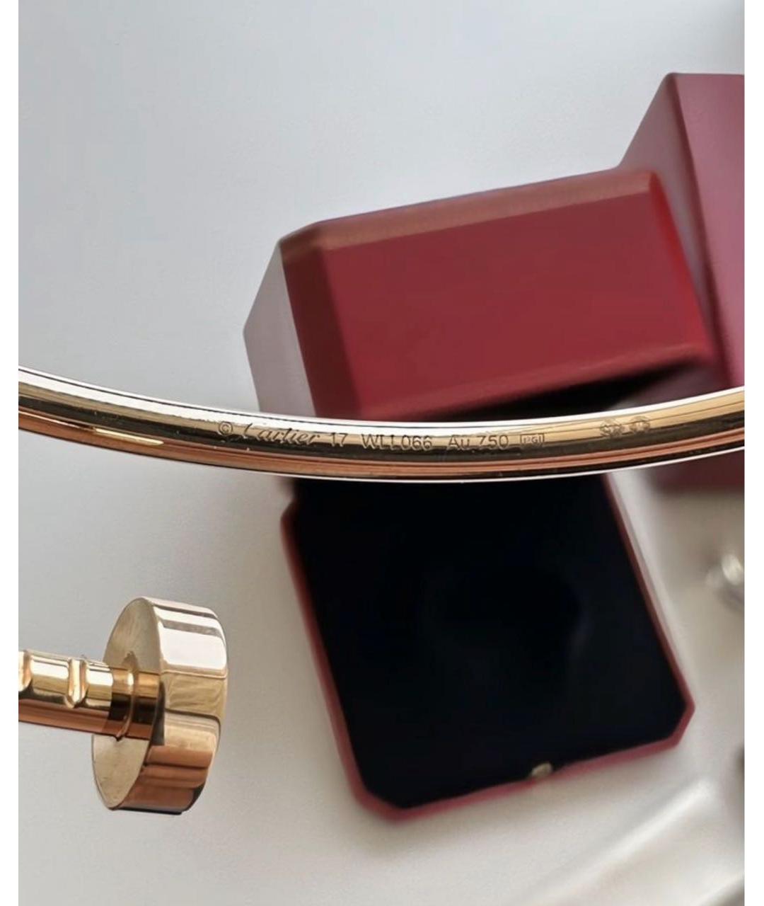 CARTIER Розовый браслет из розового золота, фото 3