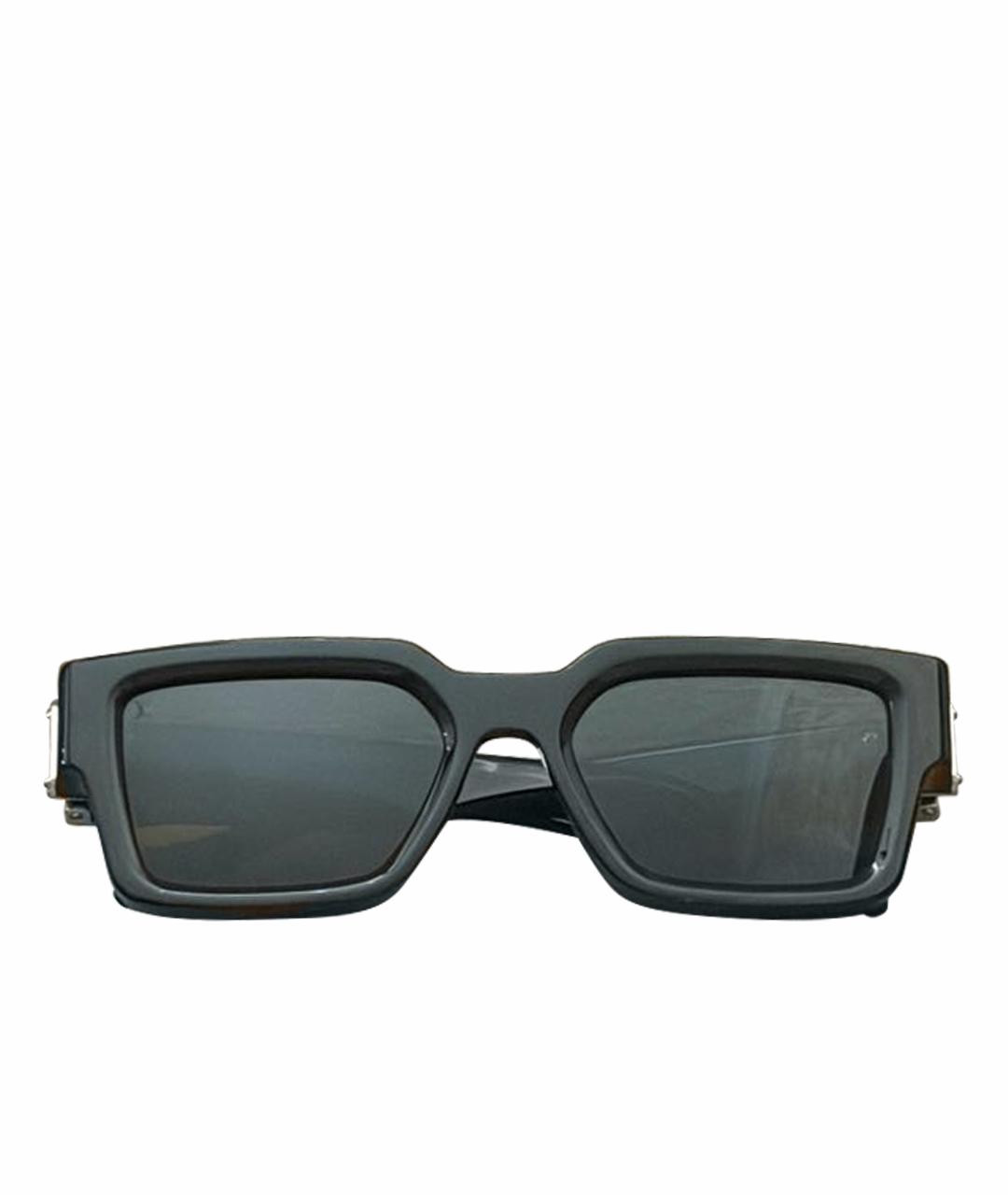 LOUIS VUITTON Черные пластиковые солнцезащитные очки, фото 1