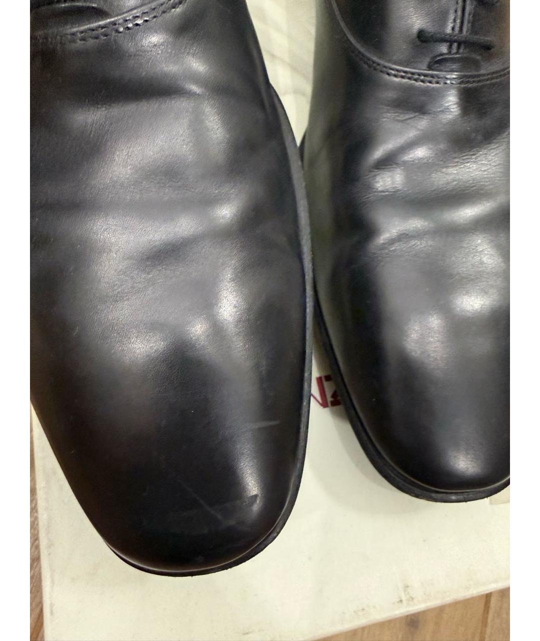 KENZO Черные кожаные туфли, фото 8