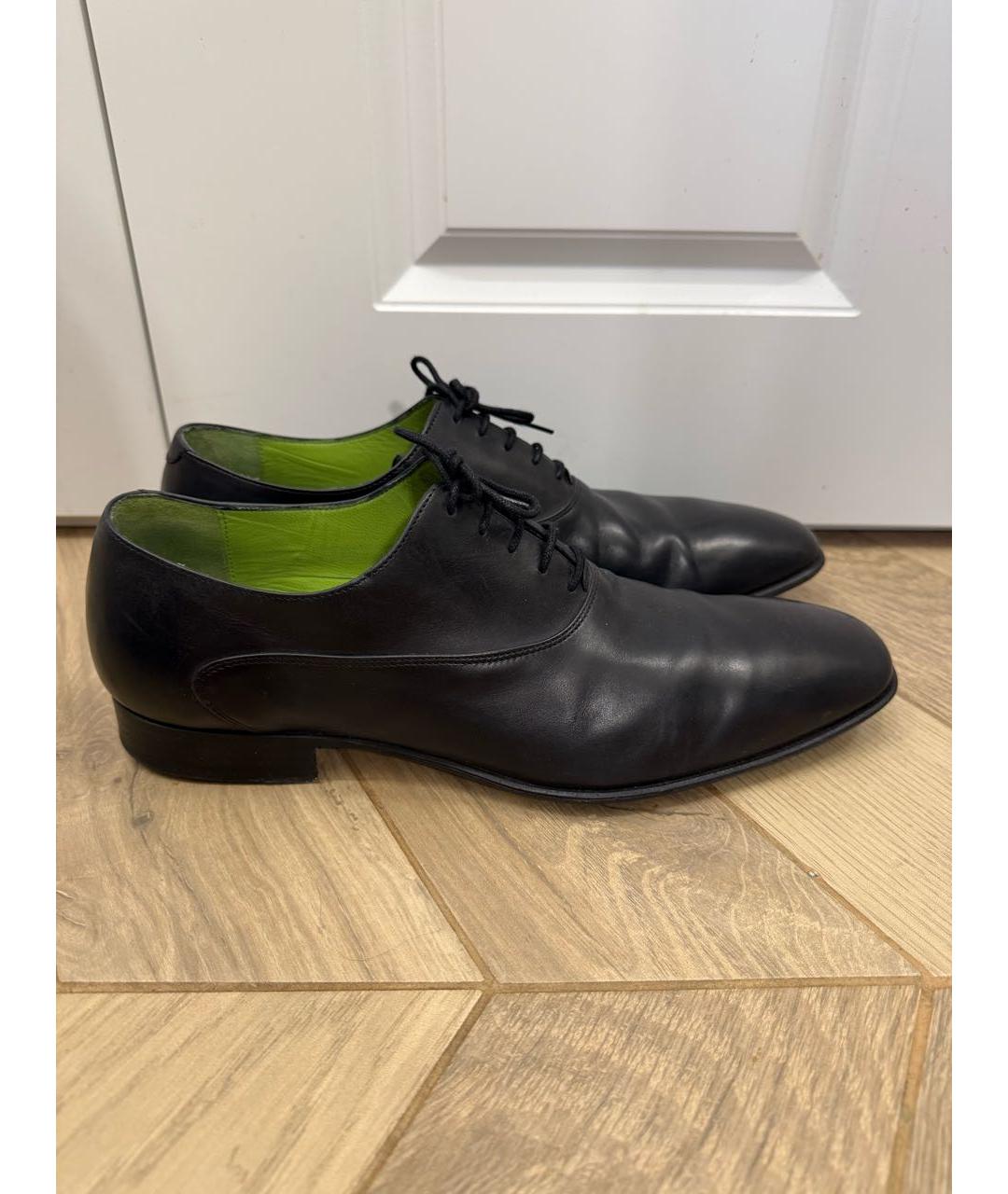 KENZO Черные кожаные туфли, фото 9