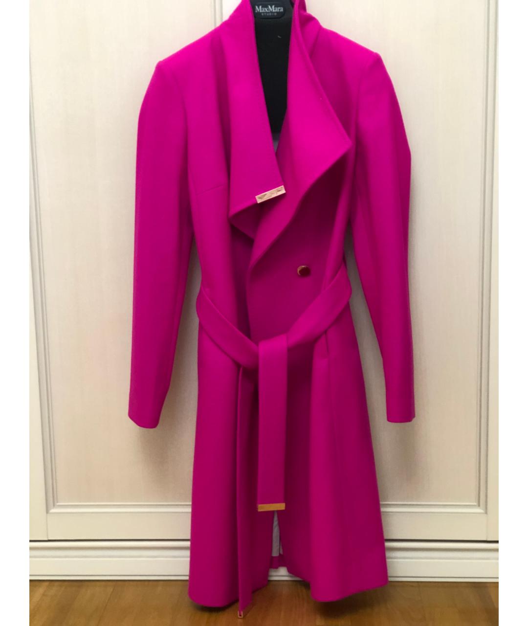 The coat Фуксия шерстяное пальто, фото 5