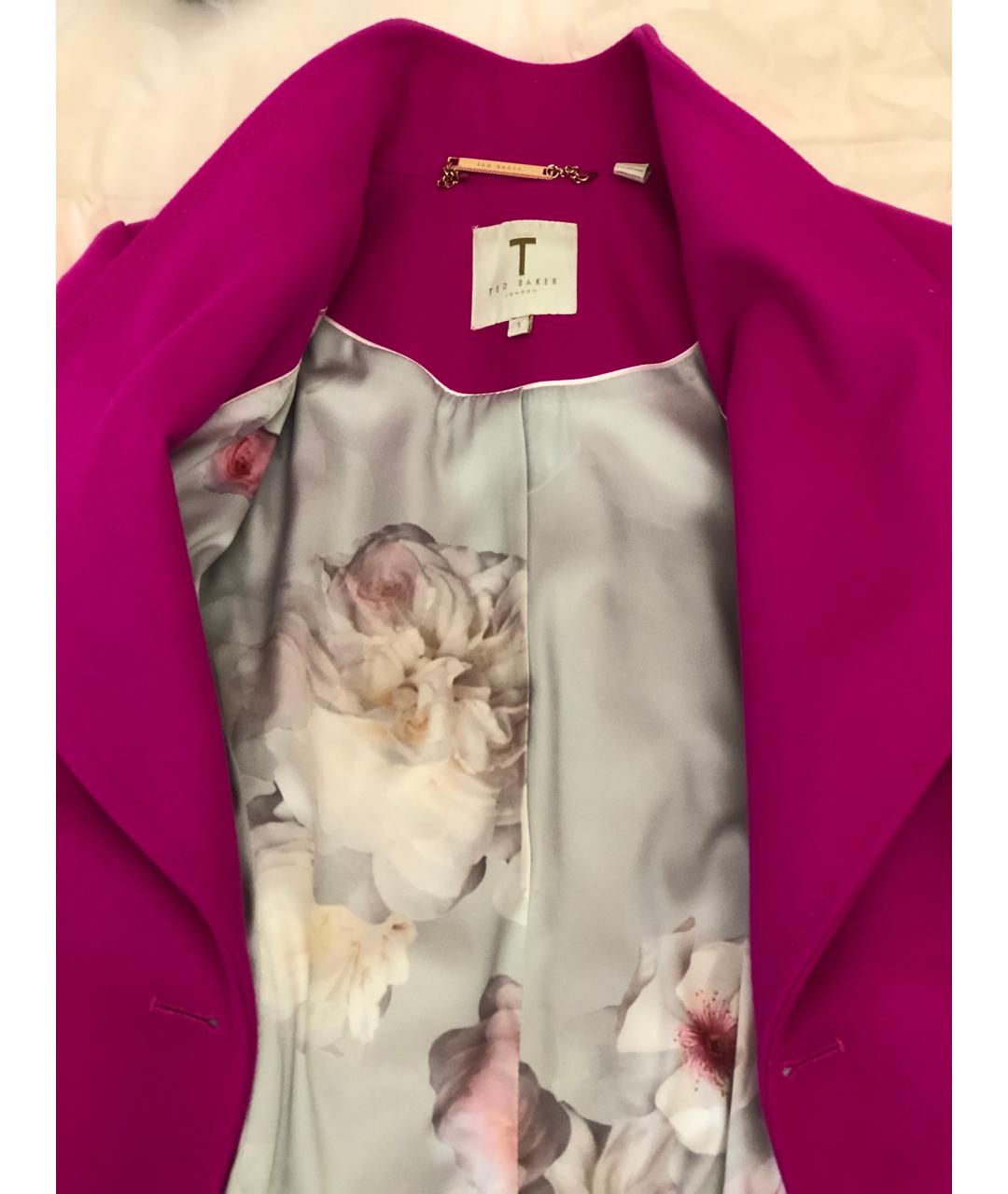 The coat Фуксия шерстяное пальто, фото 3