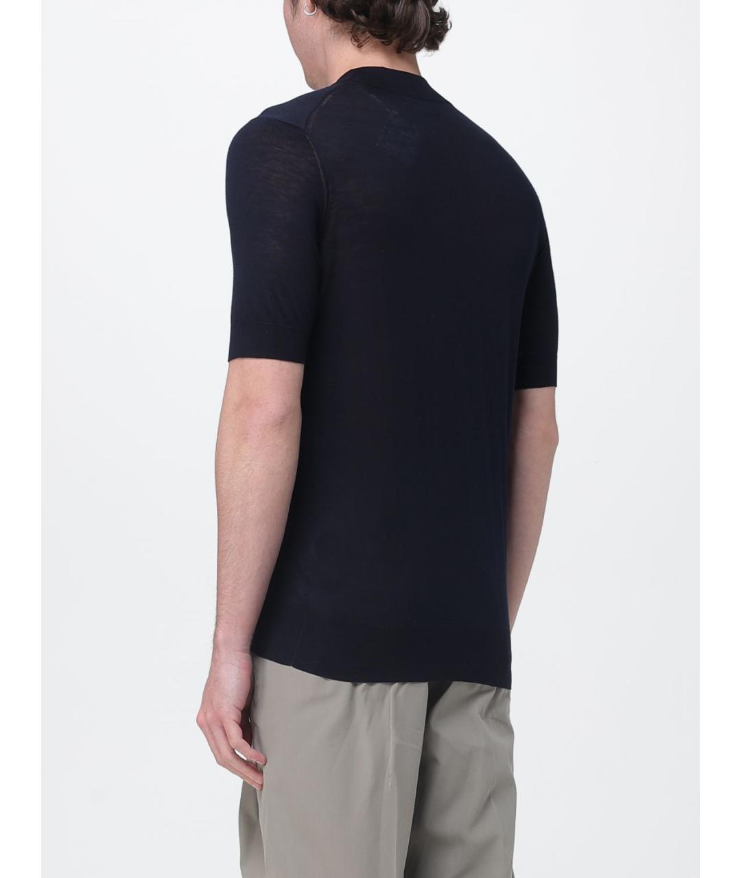 BRUNELLO CUCINELLI Синяя футболка, фото 3