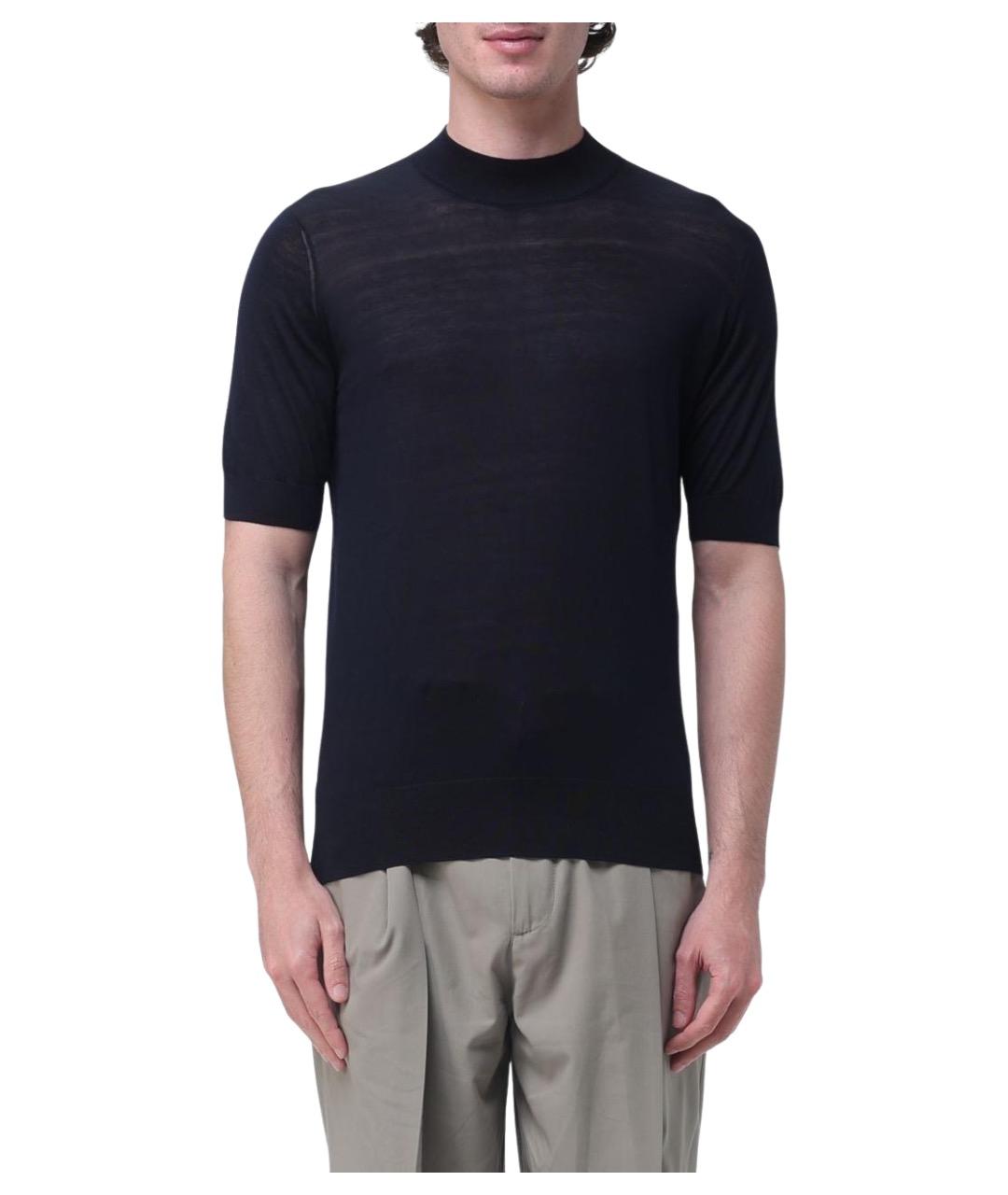 BRUNELLO CUCINELLI Синяя футболка, фото 1