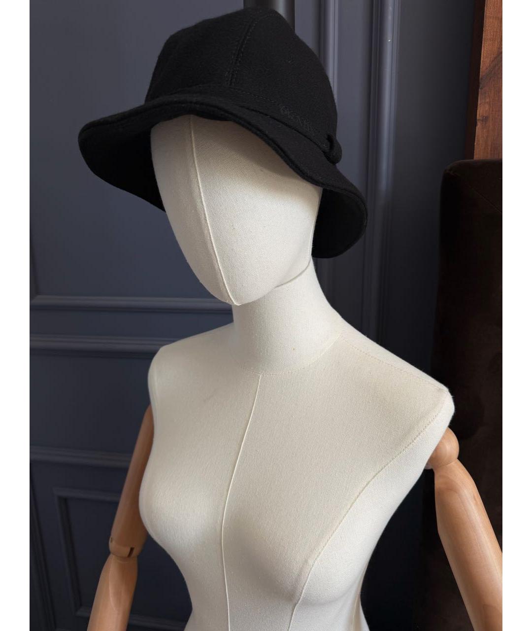 PRADA Черная шерстяная шляпа, фото 2