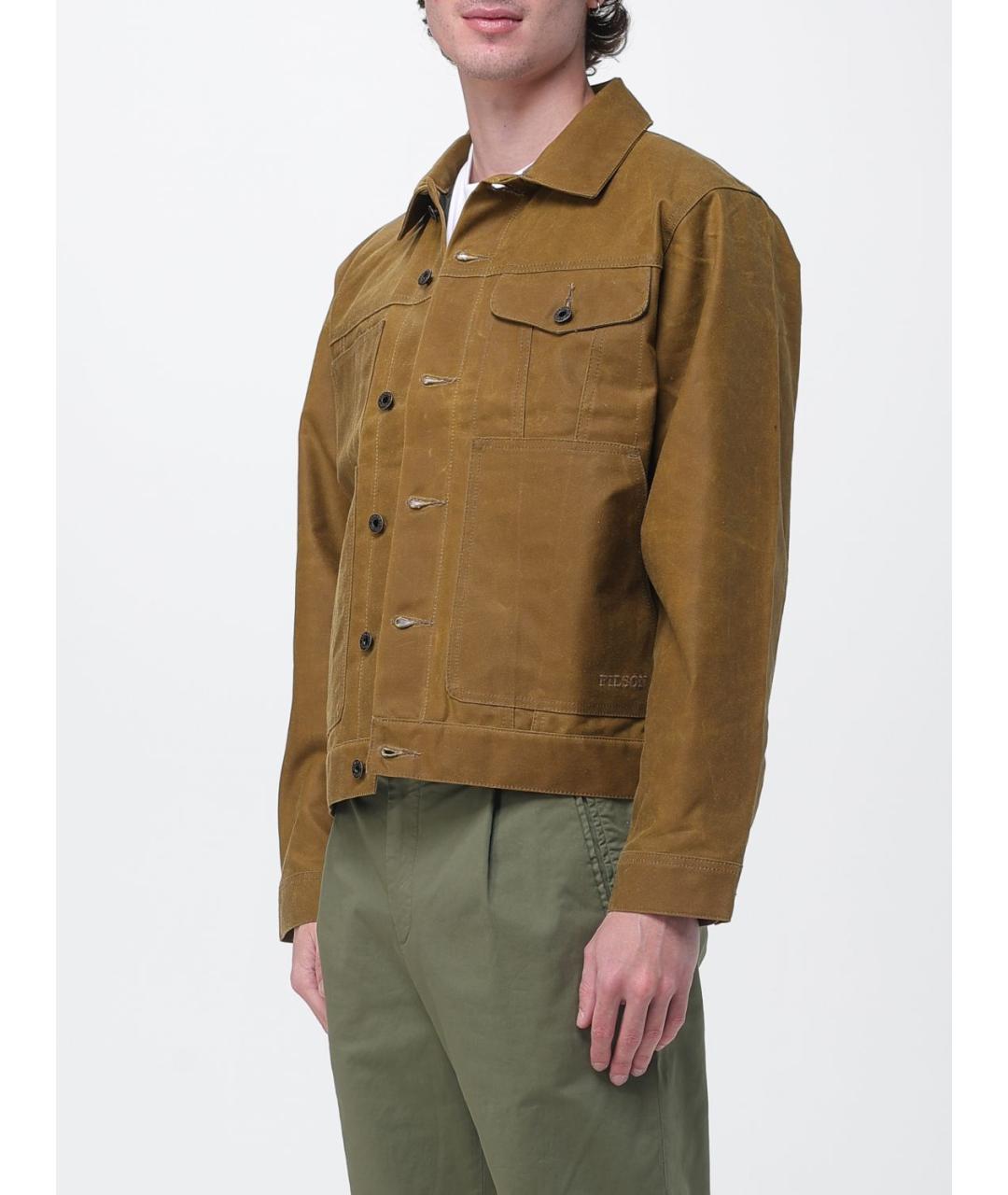 FILSON Бежевая хлопковая куртка, фото 3