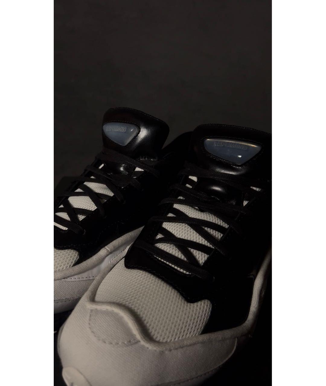 ADIDAS X RAF SIMONS Белые текстильные низкие кроссовки / кеды, фото 6