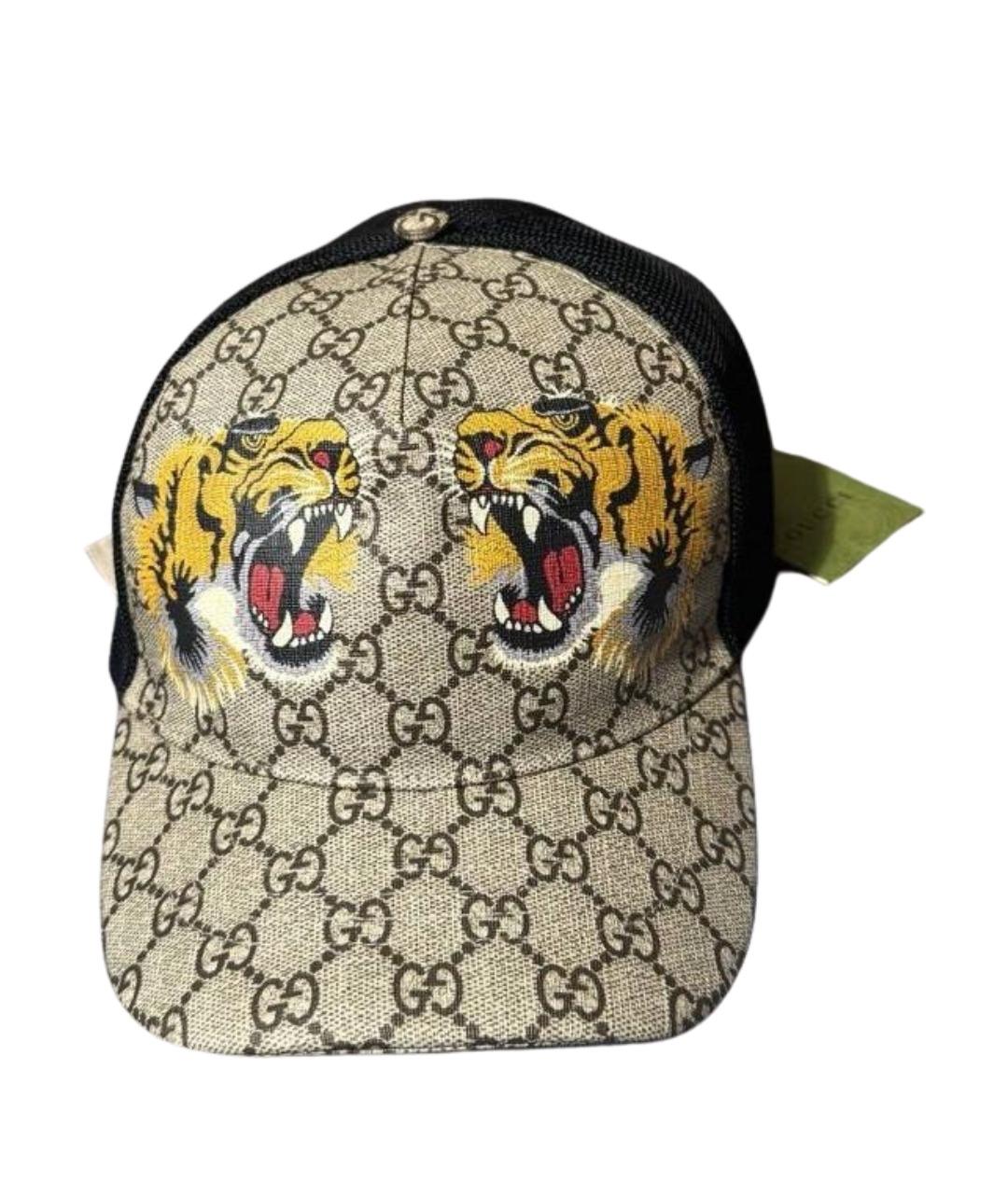 GUCCI Бежевая кепка/бейсболка, фото 1