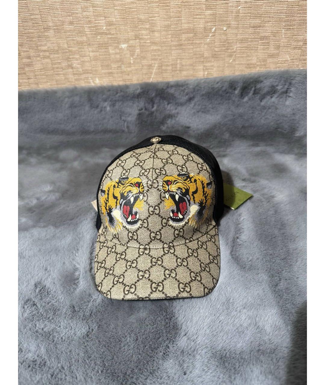 GUCCI Бежевая кепка/бейсболка, фото 6