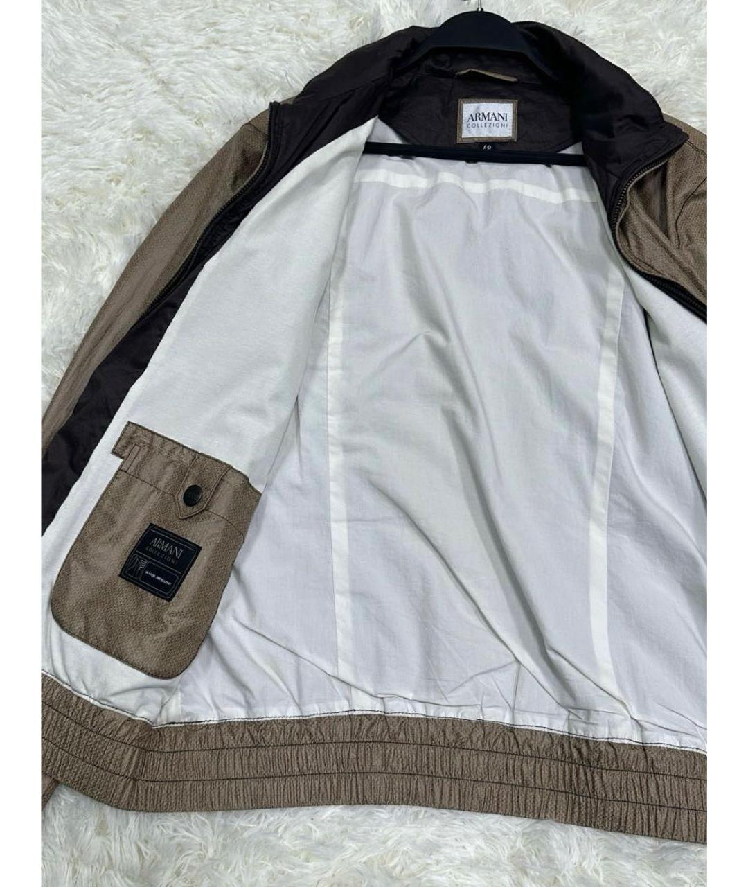 ARMANI COLLEZIONI Хаки куртка, фото 4