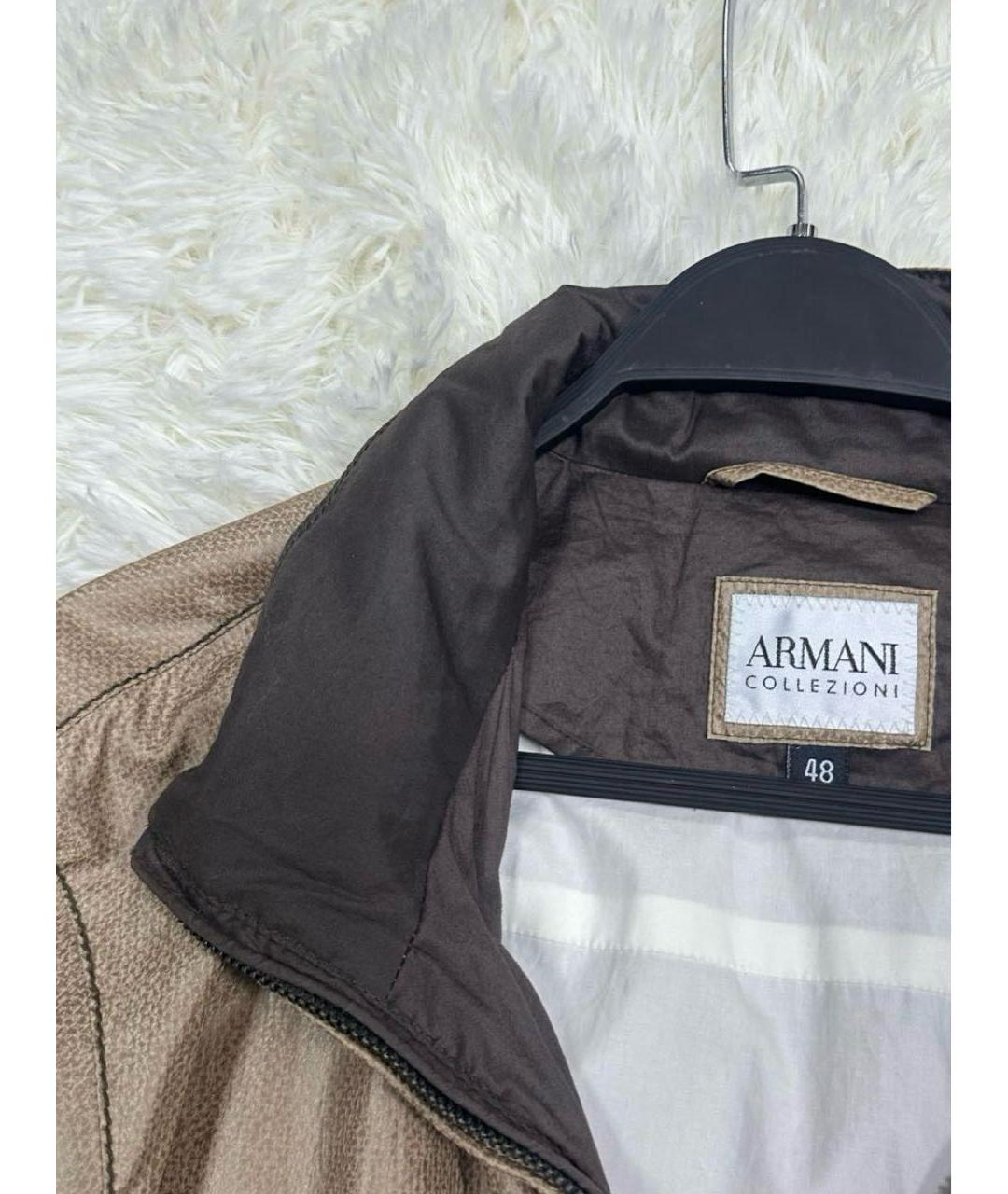 ARMANI COLLEZIONI Хаки куртка, фото 3