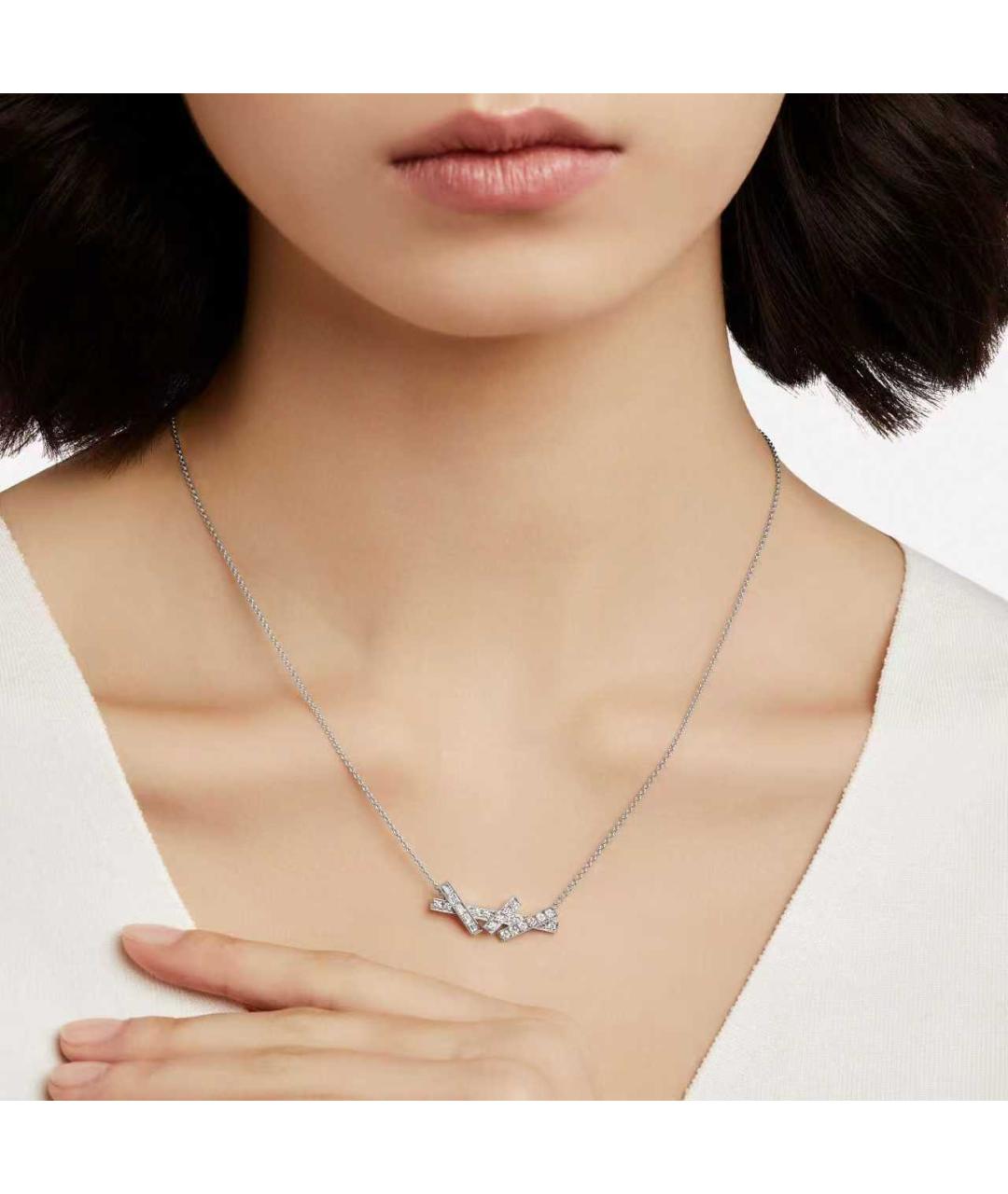 GRAFF Серебряное колье из белого золота, фото 4